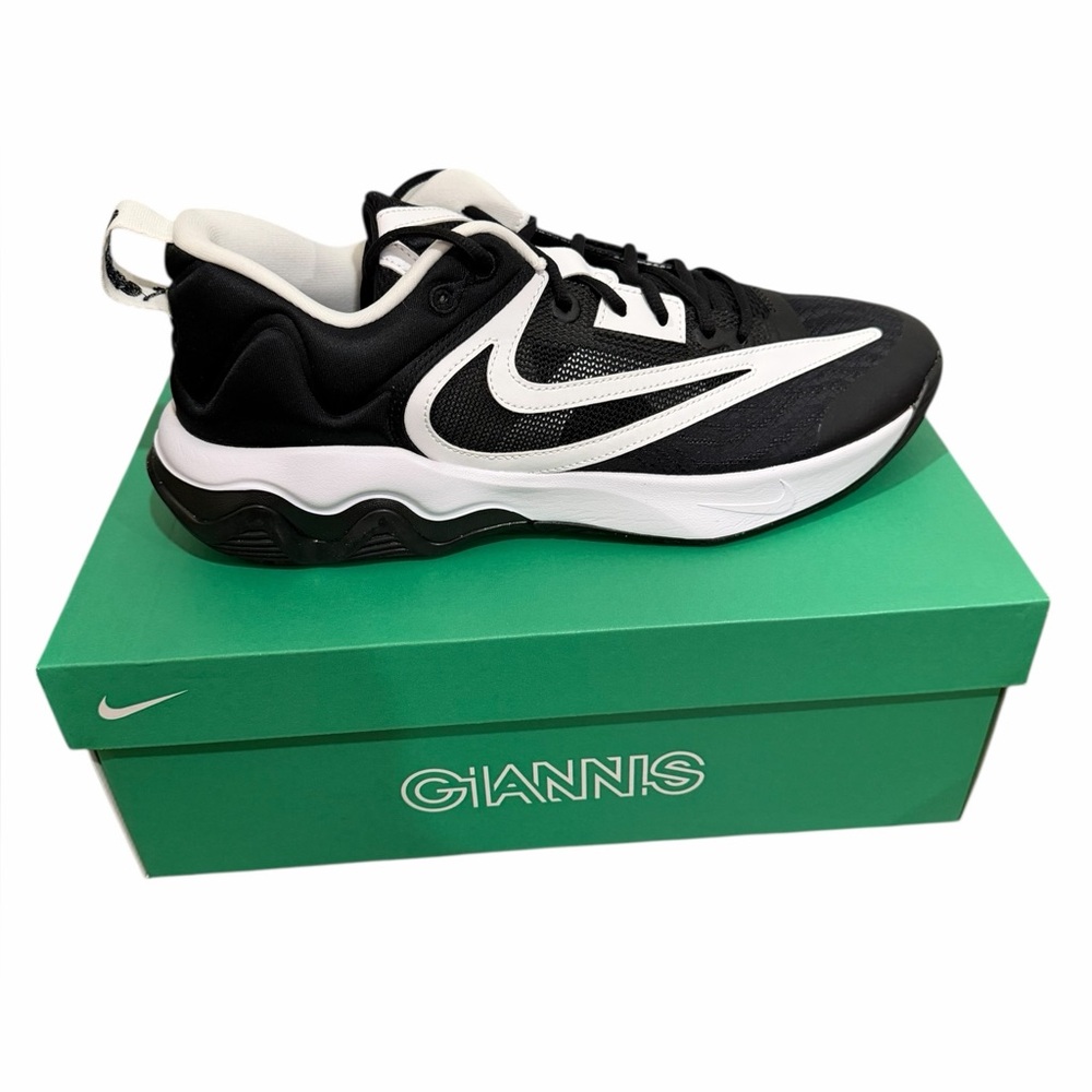 Nike Giannis Immortality 3 Men’s Basketball Shoes‎ Black White Size 12 NEW